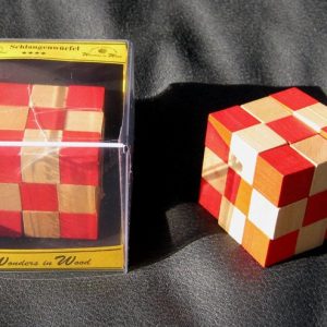 Schlangenwürfel (Klein, Rot)