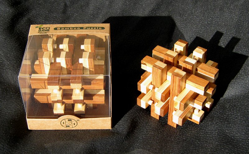 Bambus Kreuz und Quer