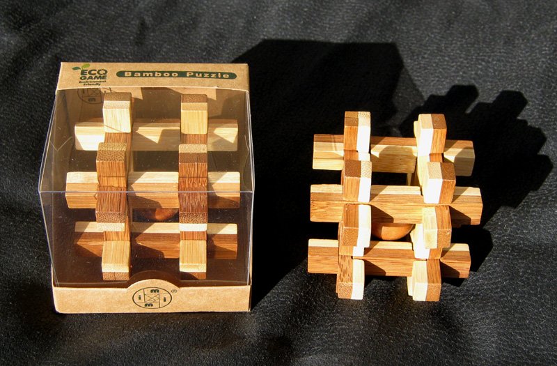 Bambus Kugel Im Käfig